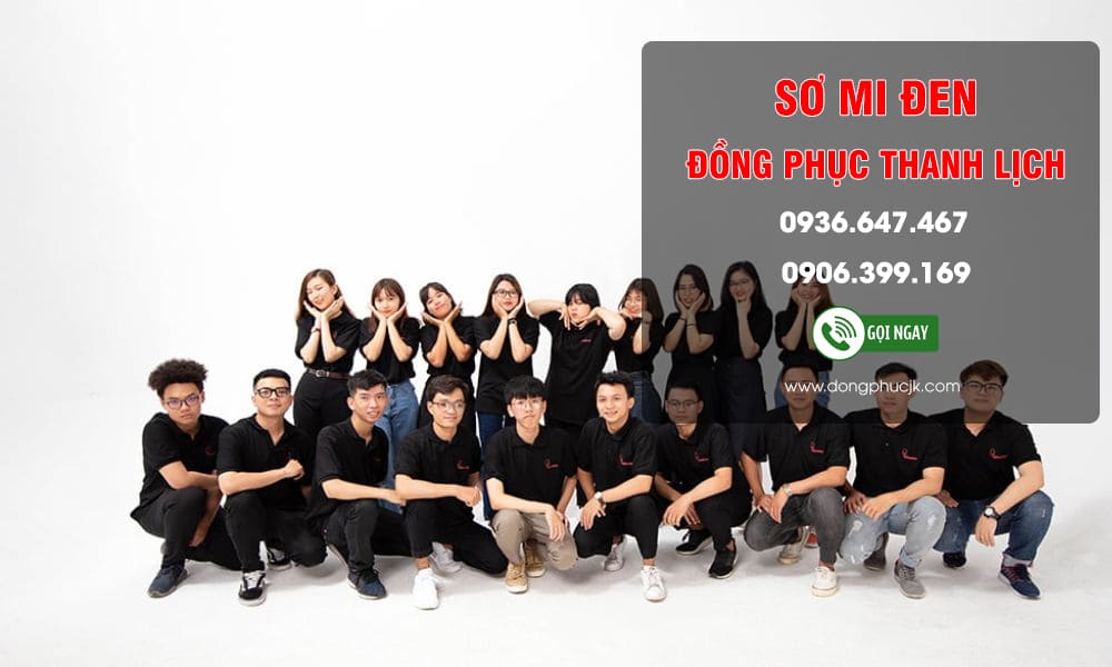ao-so-mi-den-dong-phuc-thanh-lich